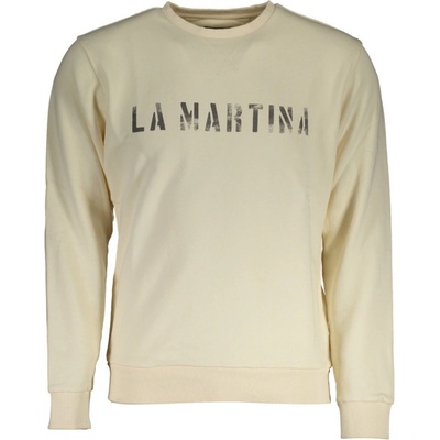 La Martina Perfektná pánska mikina Biela