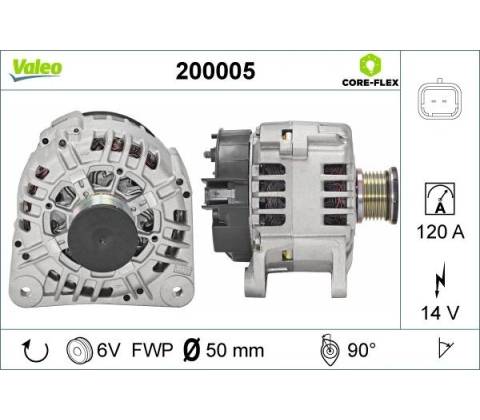 VALEO Alternátor 200005