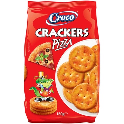 CROCO krekry s pizzovou príchuťou 100 g