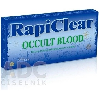 RapiClear Occult Blood IVD na samodiagnostiku