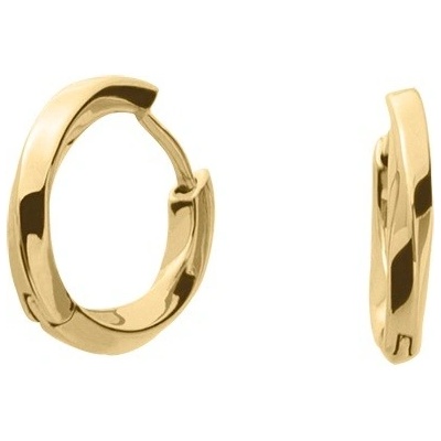 Pierre Lannier Minimalistické kruhové náušnice Entasis BJ20A6201