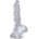 Pipedream King Cock Clear 4" Cock with Balls