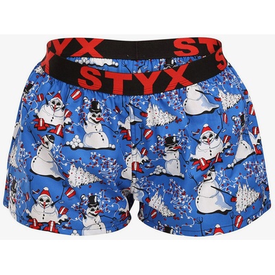 Styx Дамски къси панталони Styx art sports rubber Коледни снежни човеци Styx | Lilav | ЖЕНИ | M