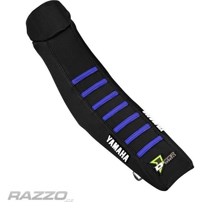 Potah sedla DCore Gripper Factory Seat Cover Yamaha YZ450F 18-22 YZ250F 19-23 Black Blue Ribs