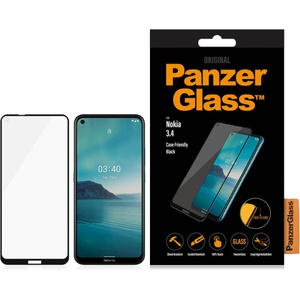 Panzer Стъклен протектор PanzerGlass за Nokia 3.4 CaseFriendly - Черен
