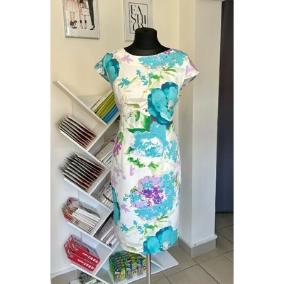 BEST Dámské pouzdrové šaty TESSA Vzor Květinový 0020073