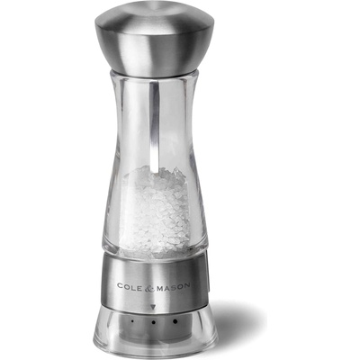 Мелничка за сол Cole & Mason - Windermere, 16.5 cm, с механизъм за прецизност (Cole & Mason H 59302G)