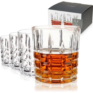 TRUEBRANDS Viski Кристални чаши за уиски highland 4бр. - 295мл (viski-10627)