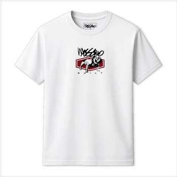 Mossimo Тениска Mossimo Men's Built T-Shirt - White