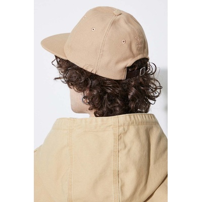 Universal Works Памучна шапка с козирка Universal Works Baseball Hat в бежово с апликация 30811. SUMMER. OAK (30811.SUMMER.OAK)