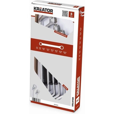 Kreator sada oboustraných očkových klíčů 6-22 mm 8ks KRT500005