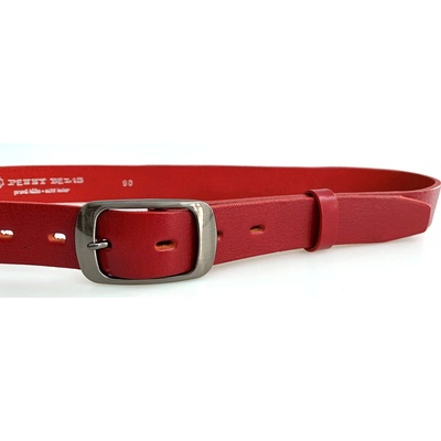 Penny Belts dámský kožený opasek 30-190-93 červený