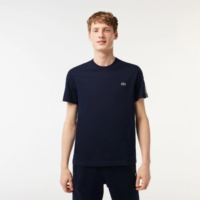 Lacoste Тениска Lacoste Tape T-Shirt - Navy Blue