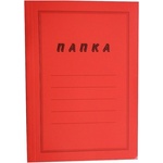  Папка картонена с машинка Червен (1303021-07) - officebox
