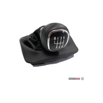 Paolo Топка за скоростен лост с маншон съвместима с Skoda Octavia 07-14 с 6 скорости