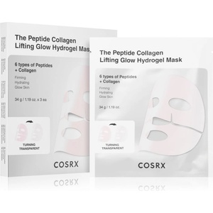 Cosrx The Peptide Collagen Lifting Glow Hydrogel Mask стягаща маска за лице с хидратиращ ефект 3x34 гр