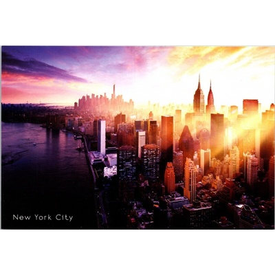 Pohlednice New York - Manhattan Sunset