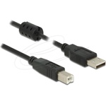 Delock Кабел Delock USB-A към USB-B, 1.0m, черен (84895) - ggbox