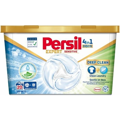 Persil 4v1 Deep Clean Sensitive gélové tablety na pranie 20 PD