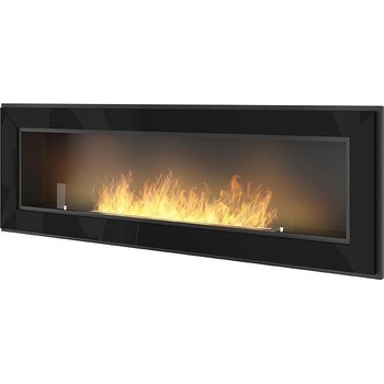SIMPLEfire Frame 1500 black + glass