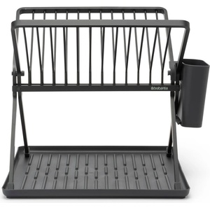 Brabantia Тъмносива метална двуетажна тавичка за оттичане 37x33 cm - Brabantia (139406)