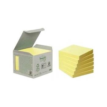 DARČEK - Bločky Post-it recyklované 76x76 žlté - Objednaj 1 ks a dostaneš darček 1 ks Vypestuj si rastlinu BD ( Platí do 31.10.2023)