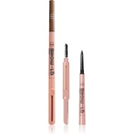 J. Cat Beauty Brow-LA молив за вежди с четка цвят 102 Warm Caramel 0.08 гр