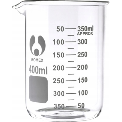 Kádinka nízká bez ucha sklo 400 ml