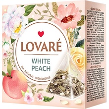 Lovaré White Peach biely čaj 15 pyramíd