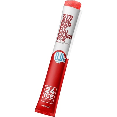 24ICE Strawberry mrazený mocktail 0,0% 65 ml