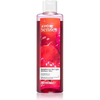 Avon Senses Raspberry Delight upokojujúci sprchový gél 250 ml