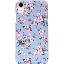 SoSeven Fashion Tokyo Blue Cherry Blossom Flowers iPhone XR