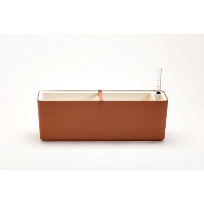 Plastia truhlík Berberis terakota béžová 60 cm 60 cm 19,5 cm