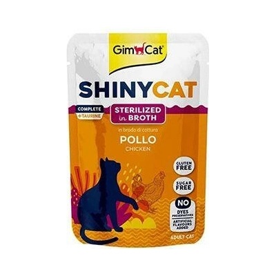 Gimcat ShinyCat Sterilised kura ve vývaru 70 g