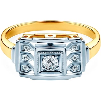 Image 1 of SAVICKI Пръстен Savicki: двуцветно злато, диаманти