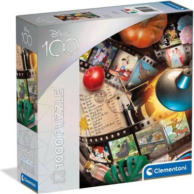Clementoni 1000ч. Пъзел disney 100 movie classics illustrato (1009210f)