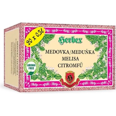 HERBEX MEDOVKA LÉKAŘSKÁ bylinný čaj 20 x 3 g