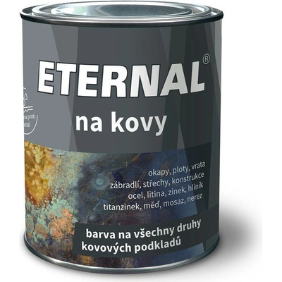 Eternal Na kovy antikorozní barva na kov 5kg Stříbrná 441