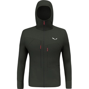 Salewa Мъжко поларено яке Salewa Agner PolarLite Hooded Jacket Fleece jacket - Dark Olive / 0910 - размер 48 (EU) (005-4415-0312)