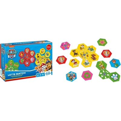 Paw Patrol Детска настолна игра Съвпадения Пес Патрул - Cartamundi