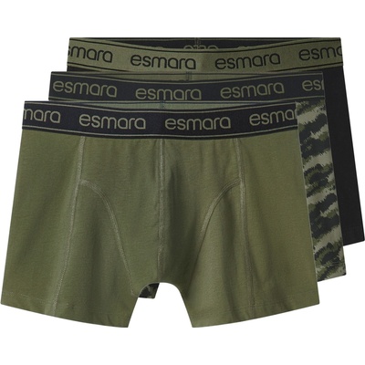 esmara Men 3 kusy černá/zelená – Zboží Dáma