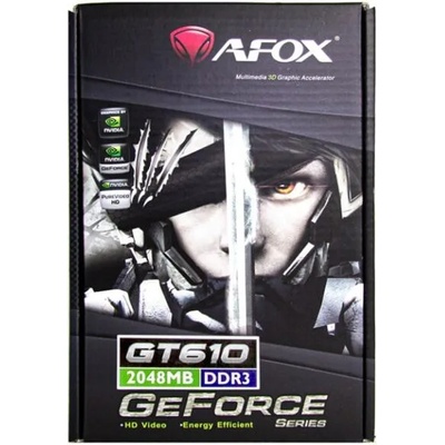AFOX Geforce GT610 2GB DDR3 LP (AF610-2048D3L7-V8)