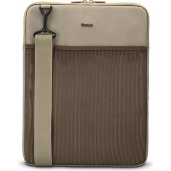 Hama To Go, obal na notebook, pre uhlopriečku 40-41 cm 15,6-16,2, popruh na rameno, béžový/hnedý 222073