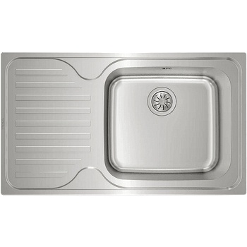 Teka Иноксова мивка за вграждане, микролен, ляв отцедник, за шкаф със светъл отвор 60 см SUPER BOWL 1C 1E MAX (М.544.МС1Л)