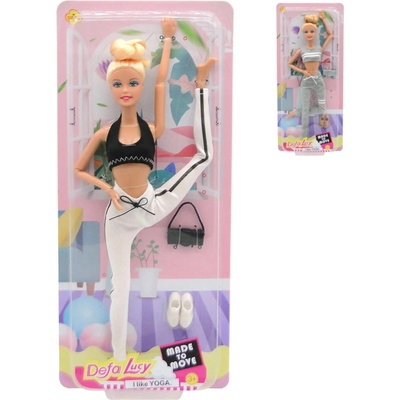 DeFa Lucy kĺbová bábika v športovom fitness oblečení 29 cm