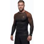 Pitbull Мъжка блуза с дълъг ръкав за водни спортове Pitbull Belt Rashguard brown