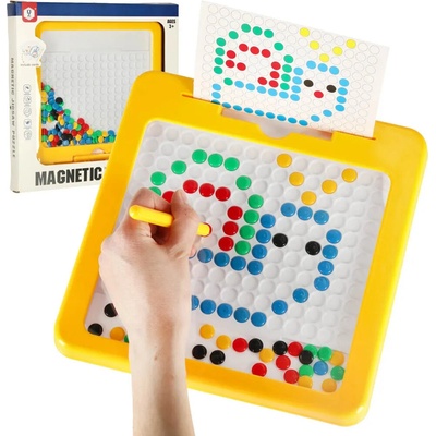 KIK KX3858 Magnetická kreslící tabulka žlutá