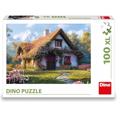 DINO Chata v údolí 100 XL dílků