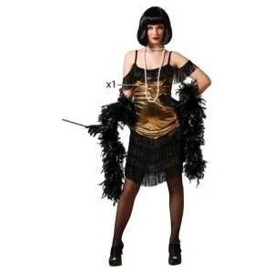 BigBuy Carnival Маскировъчен костюм за възрастни Танцьорка в кабаре Дама Размер xs/s
