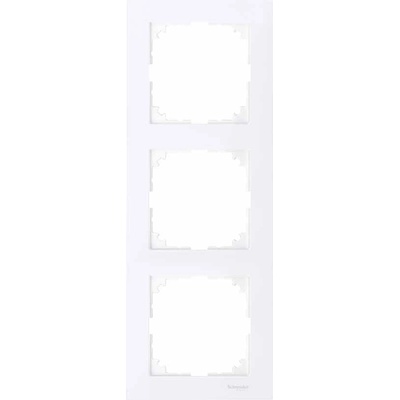 CB Elektro Rámček 3-násobný vertikálny Pure Active White Merten (Schneider)